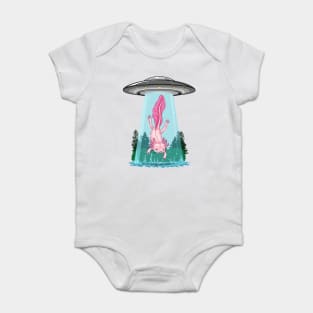 Axolotl Abduction Adventure Baby Bodysuit